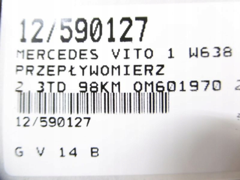 фото №11, W638 расходомер 2,3td 0281002034