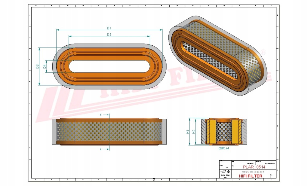 фото №7, Фільтр повітря hifi фільтр sa12890