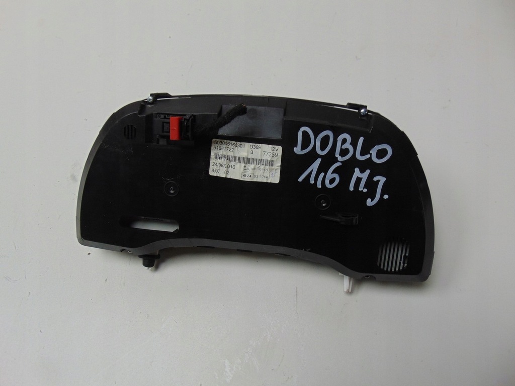 фото №14, Лічильник приладова панель opel combo d doblo ii 1.6 mtj 51867722 europa