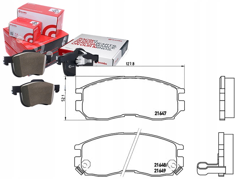 фото №1, Brembo p 54 014 набір гальмівних колодок гальмівних, гальма дискові