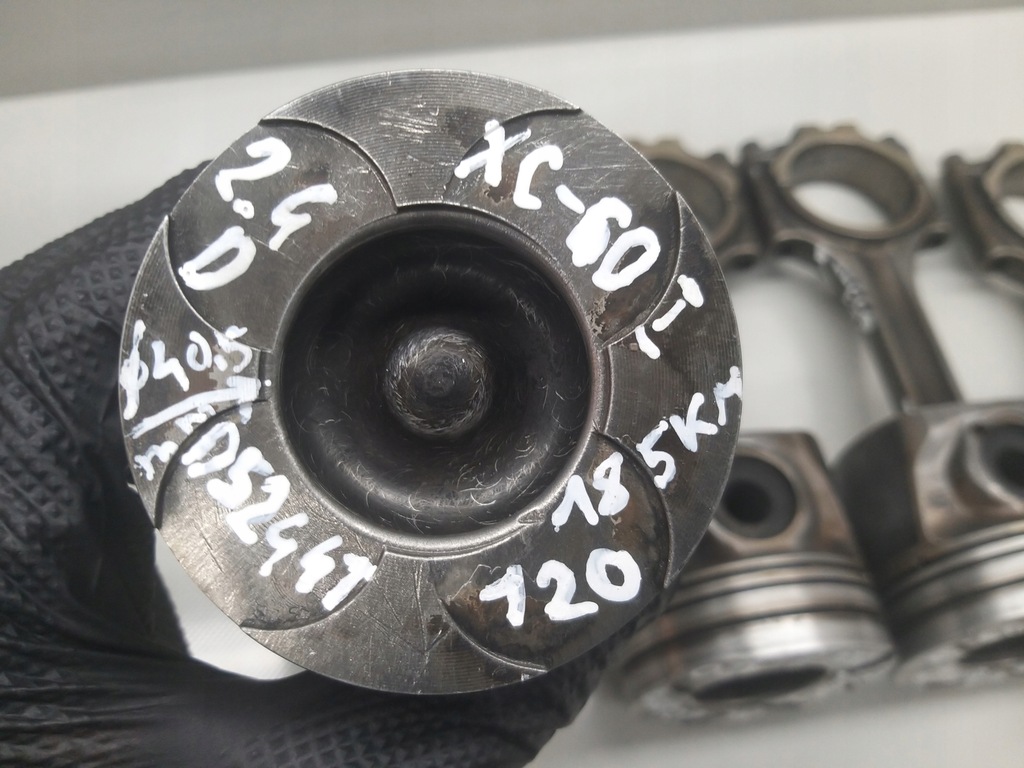 фото №15, Поршень шатун шатун 2.4 d5 185km d5244t volvo xc90 i xc60 i s60 81l118 p121
