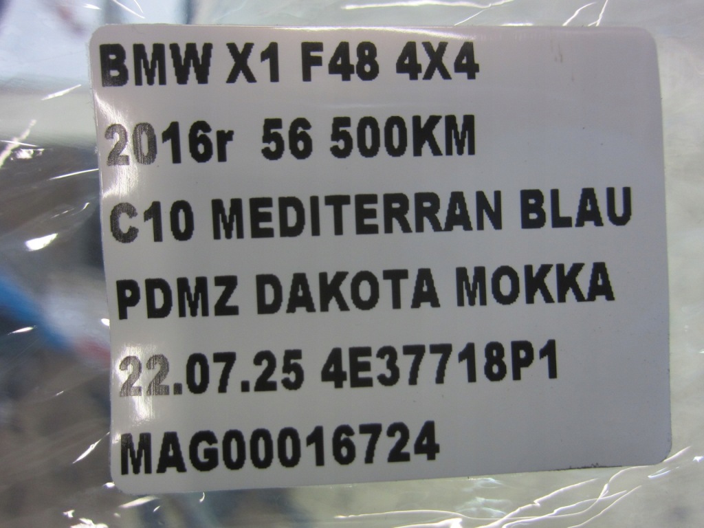 Купити Bmw x1 f48 молдинг хром рейлінг правий скло задній кузовний 51377406872