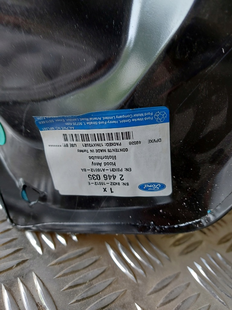Капот крышка двигателя ford transit mk6 vi 2014-2018 новая оригинал  2446035 Доставка