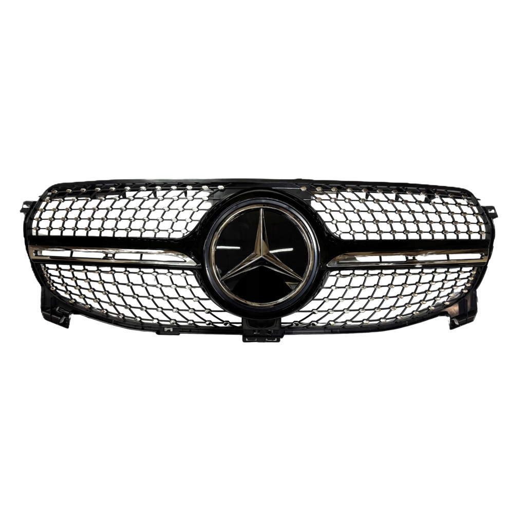 Купити Mercedes gle w167 2019- решітка радіатора передня решітка радіатора diamond czarna молдинг хром