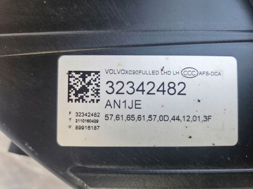 фото №8, Volvo xc90 ii лампа full led ліва 32342482 oryg.