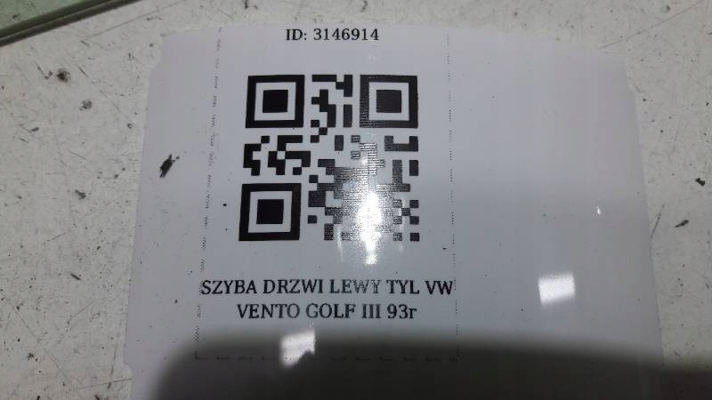 фото №6, Стекло дверь левый задняя vw vento golf iii 93r
