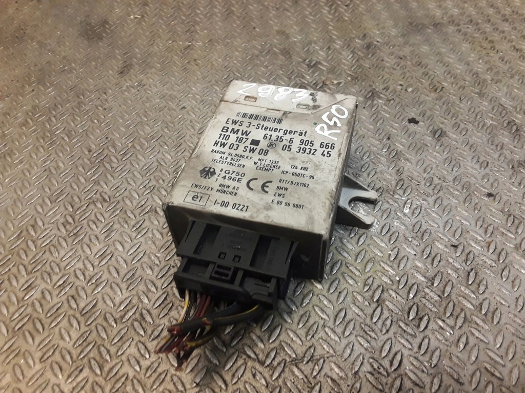 фото №1, Mini one - cooper r50 - 53 модуль / блок управления иммобилайзер