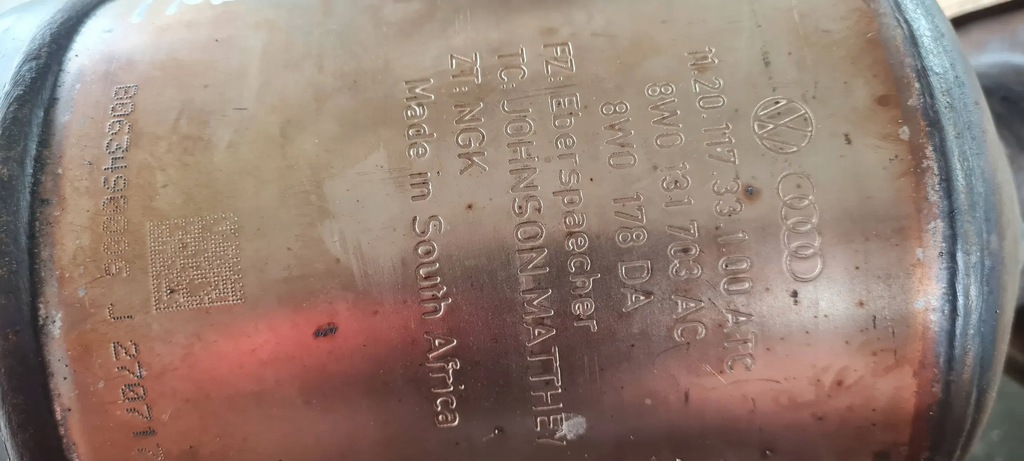 фото №6, A5 8w катализатор фильтр частиц dpf 2.0 tfsi 8w0131703ac a4 b9 8w