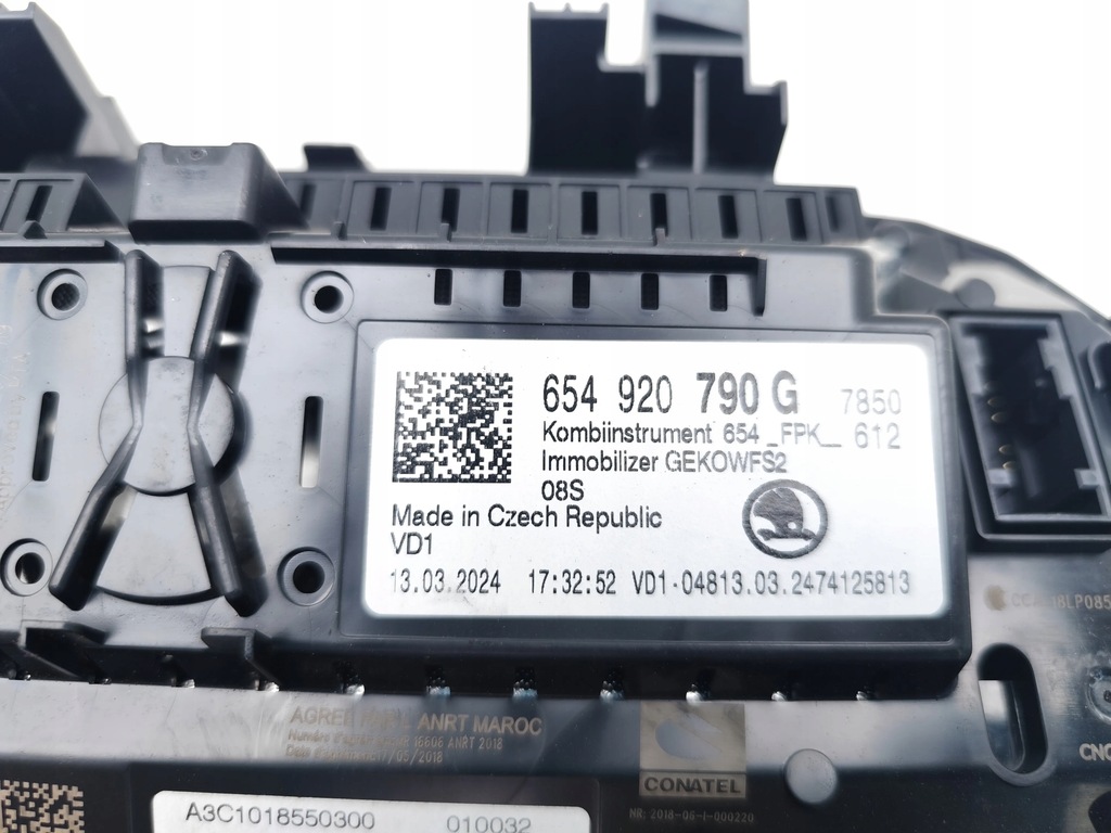 фото №7, Skoda kamiq счетчик / спидометр 1.0 tsi бензин 85kw 115 hp 2024