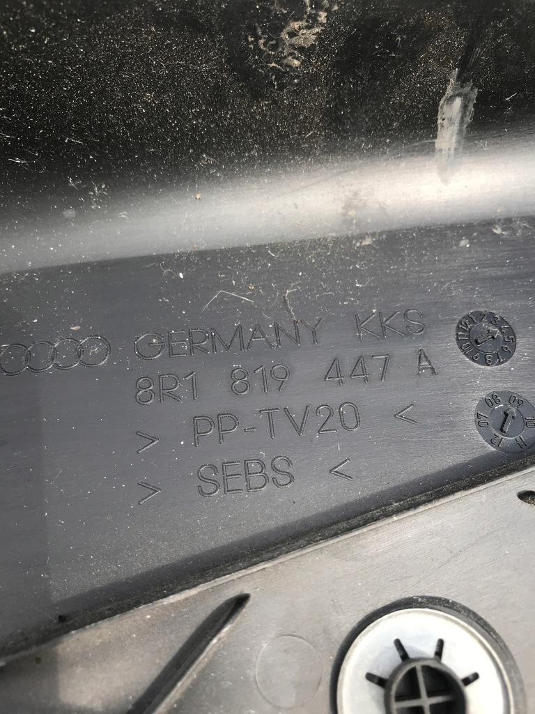 фото №8, Жабо пластиковый audi q5 8r1819447a europa