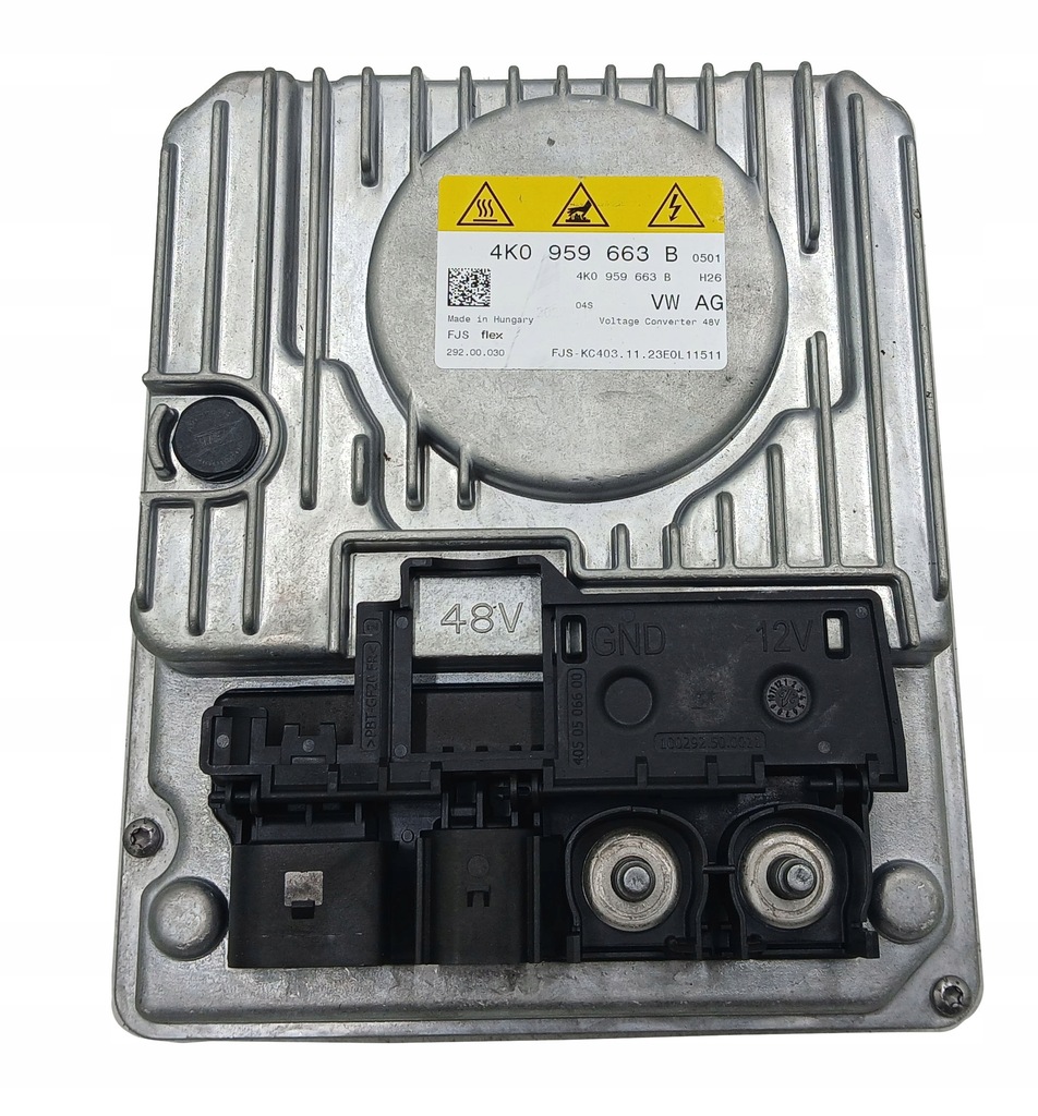 фото №1, 4k0959663b модуль преобразователь напряжения audi