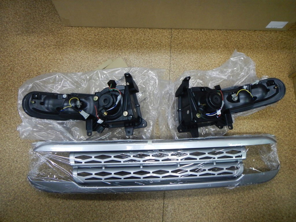 фото №16, Toyota fj cruiser xj10 2007-2015 лампа лампы перед led vland europa + решётка радиатора