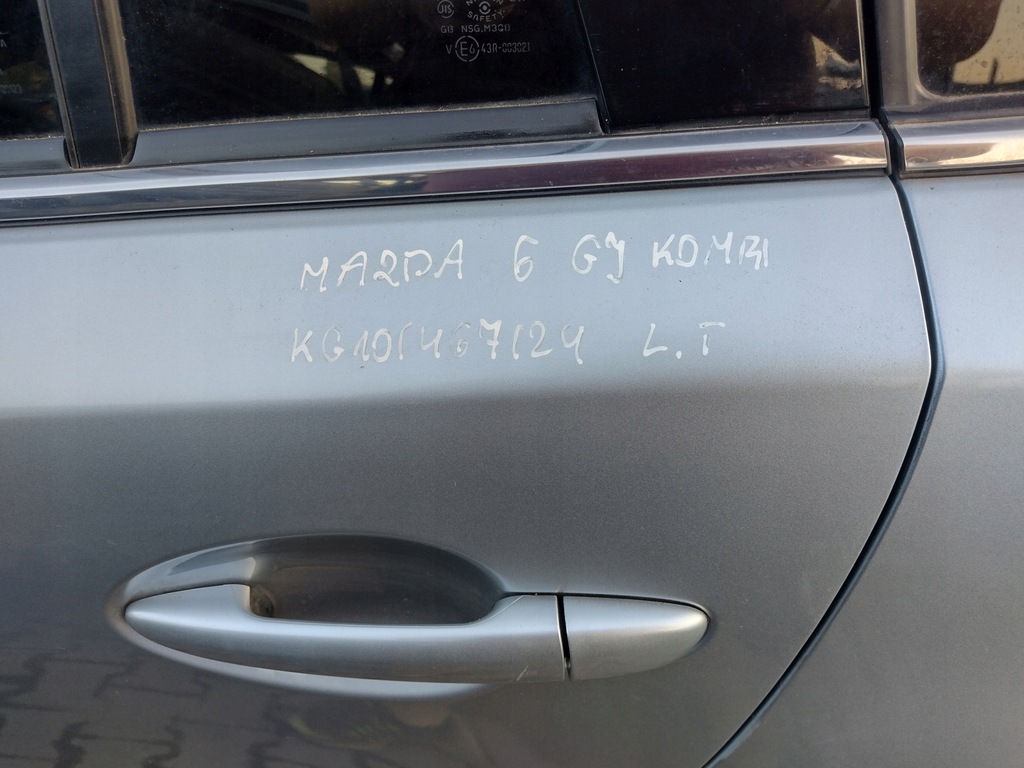 фото №6, Двері лівий задня mazda 6 iii 3 gj kombi k: 45p