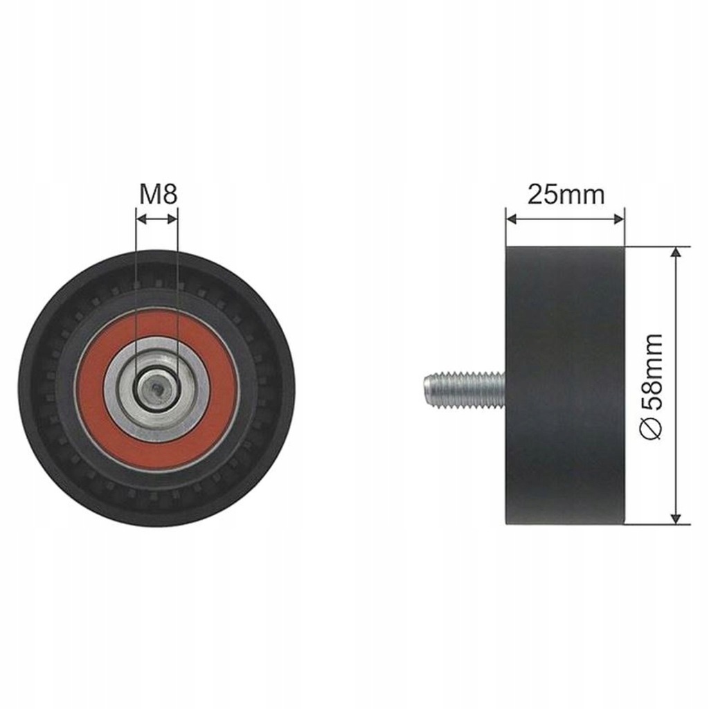 Купити Ролик натягувача ремінь micro mercedes w169 w245 1.5-2.0 2004-2012