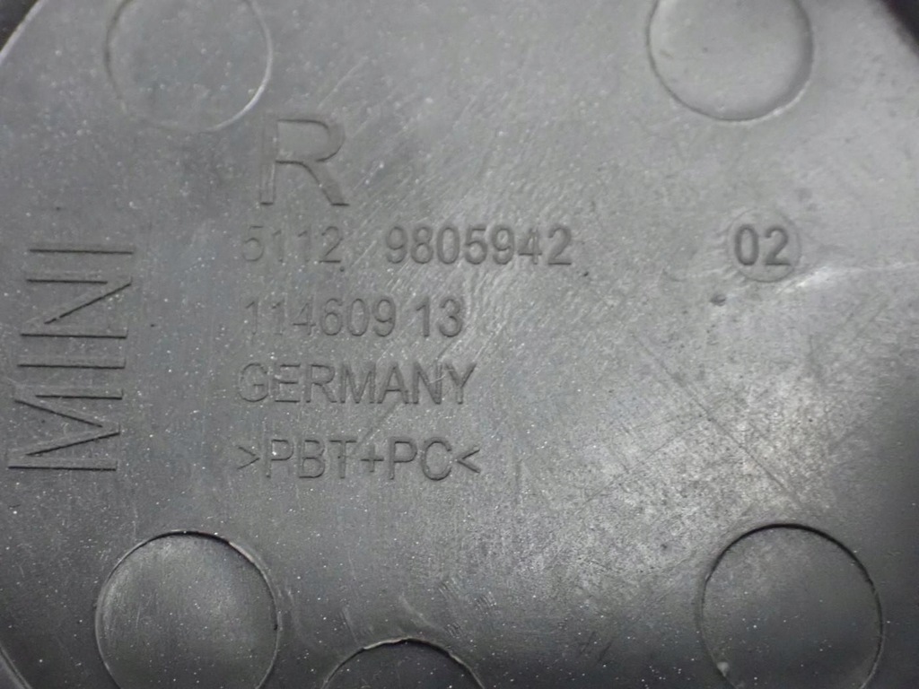 фото №3, Заглушка фаркоп бампера задня 9805942 mini countryman r60 16r