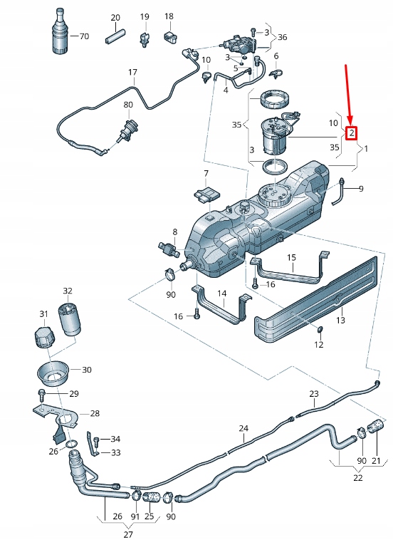 фото №1, Vw crafter 2f mk1 редуктор agnet бак heater element 2e0198970a
