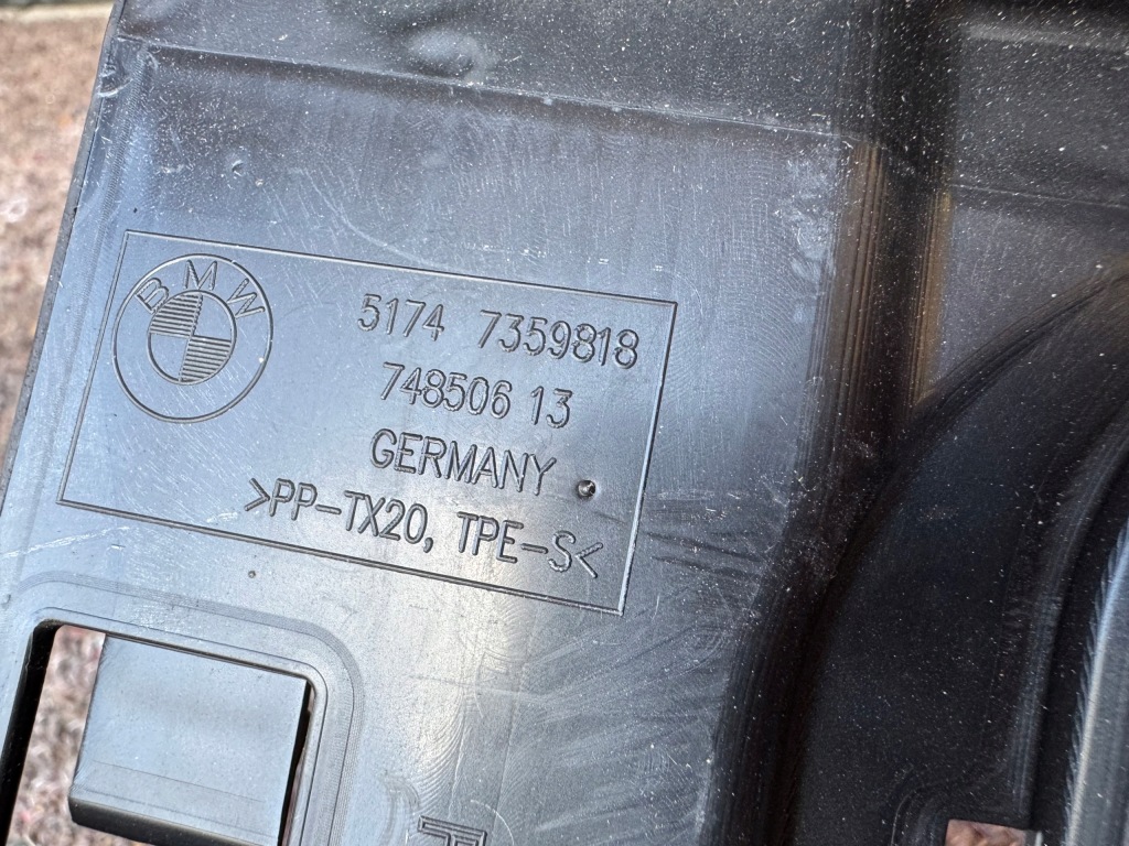 Bmw 8 g14 g15 g16 впуск повітропровід повітря захист поперечина перед 7359818 Ціна