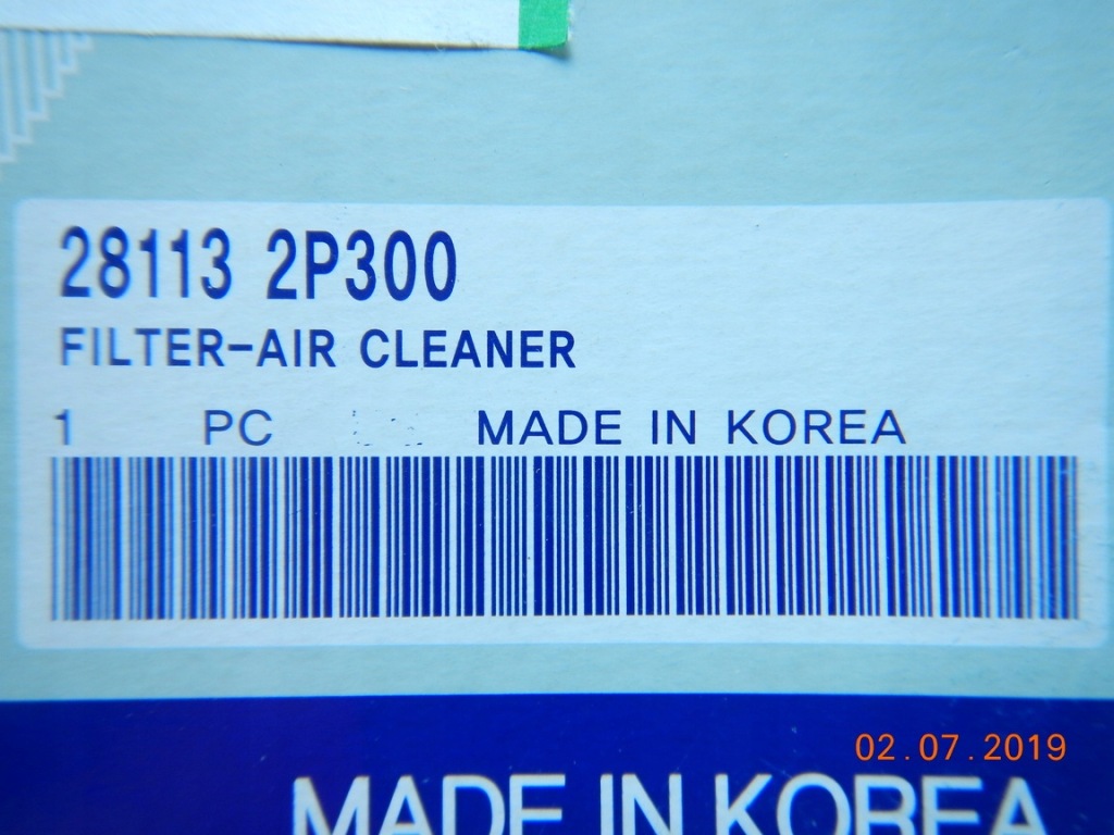 фото №3, Фильтр воздуха santa fe ii 2.0 crdi оригинал aso