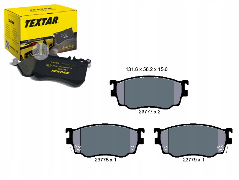 фото №1, Tex2377701 гальмівні колодки ham. mazda перед premacy/626 kom