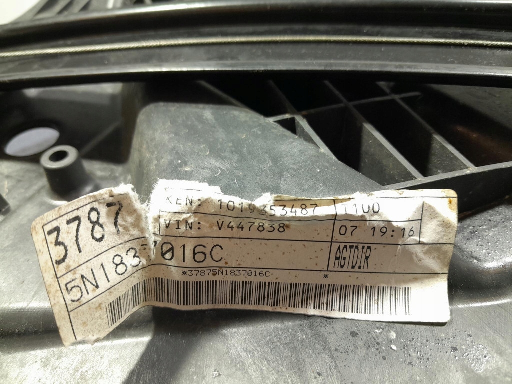 фото №8, Vw scirocco підйомник скло перед передній правий 1k8837402p