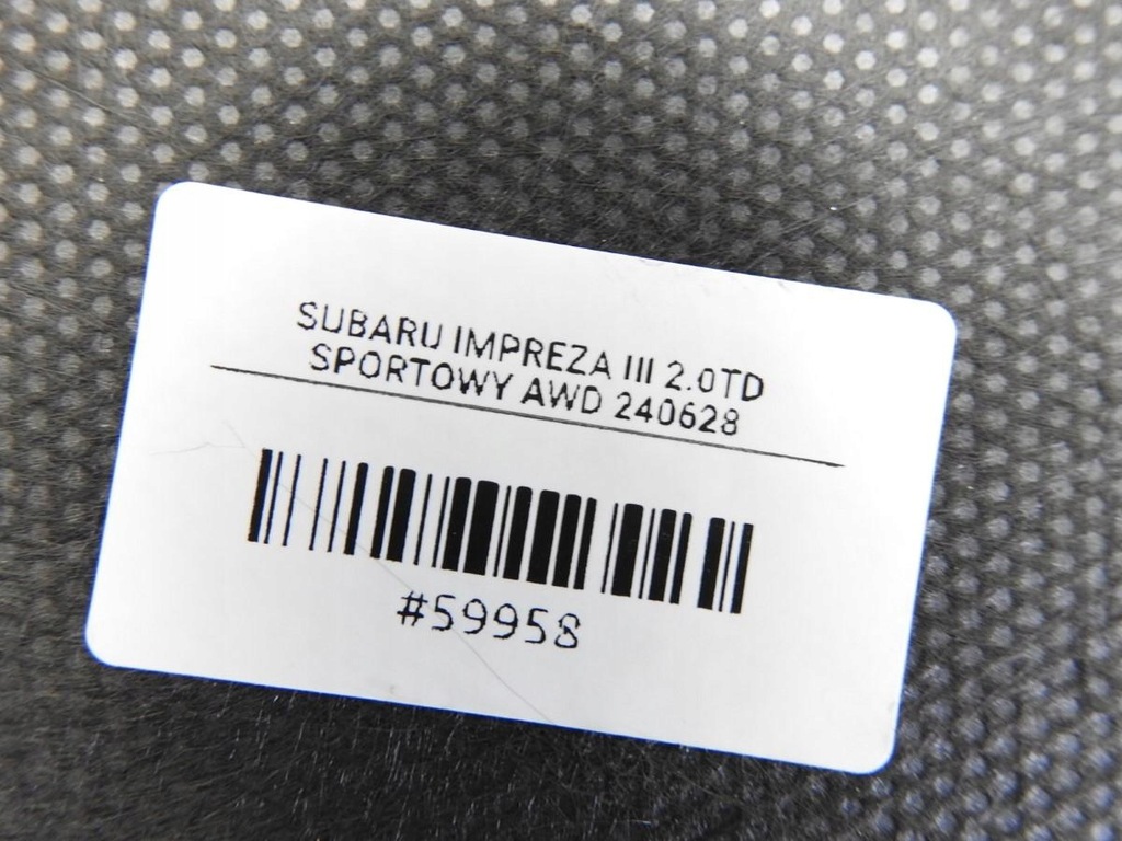 фото №5, Коврик обшивка багажника subaru impreza iii gh