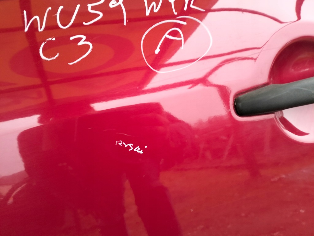 фото №7, Дверь левая левый задняя citroen c3 picasso цвет kjcc 2008-2012