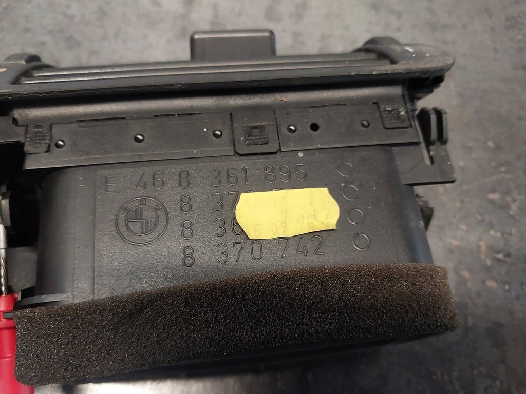 фото №11, Решётка средняя обдув панели приборной панели bmw 5 e39 8391179 czarna