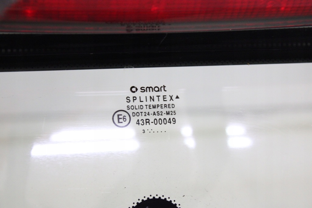 фото №9, Smart roadster 452 coupe 2002r- стекло крышка багажника спойлер задняя задняя