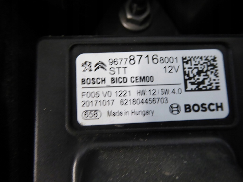 фото №3, Модуль запуск стоп opel crossland 1.6 cdti