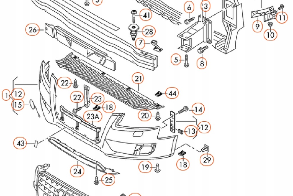 Audi a4 b8 бампер передний правая решётка впуск воздуха 8k0807682b01c Киев