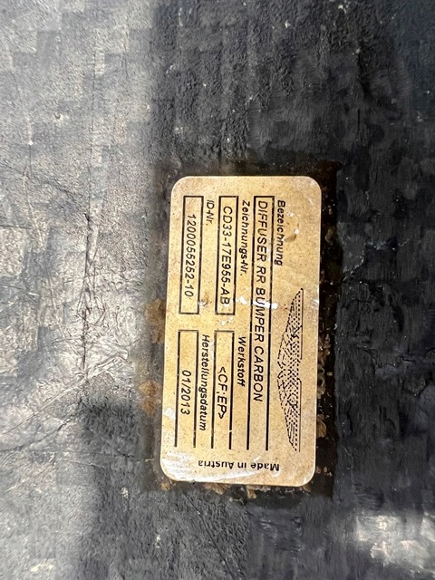 фото №7, Aston martin vanquish диффузор бампера задняя карбон