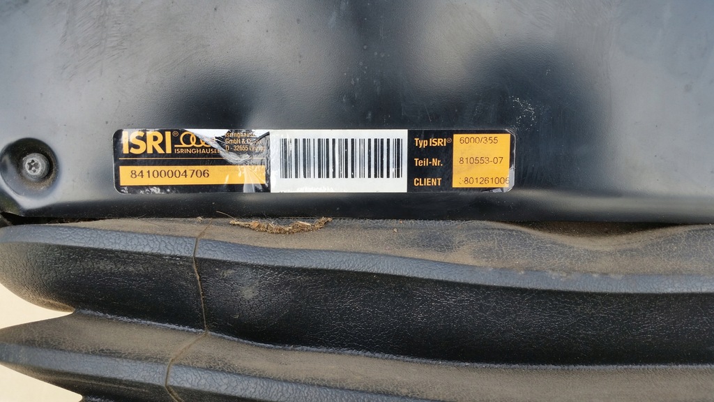 фото №12, Сиденье левый водителя iveco daily iv 06-14 eu пневматический