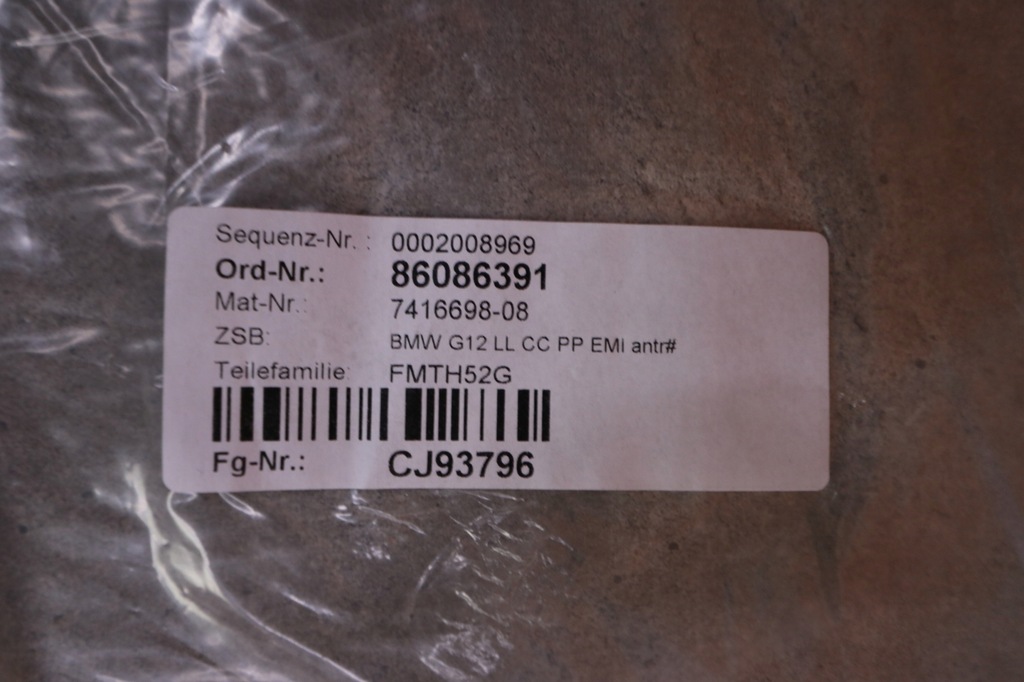 фото №9, Bmw 7' g12 7' g12 lci оригинальные коврики велюровые europa комплект 7416698