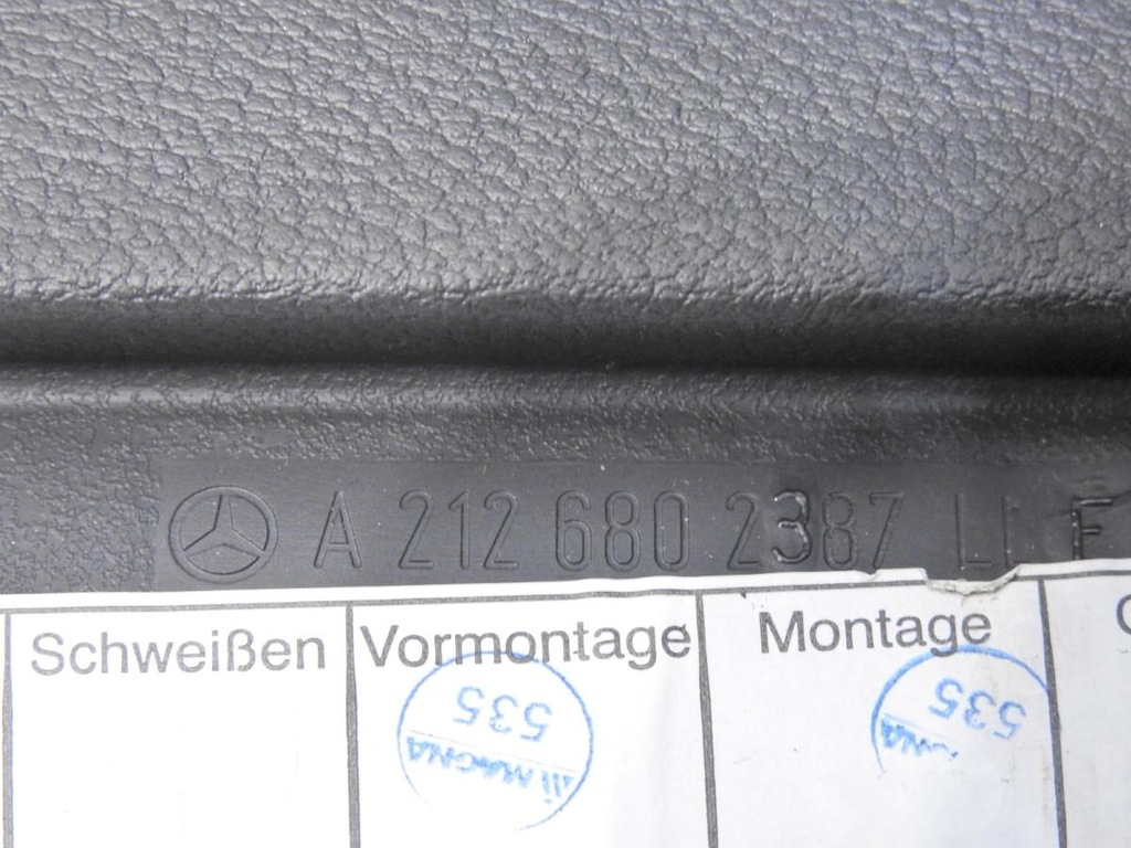фото №6, Панель приладів приладова консоль mercedes w212 a2126802387