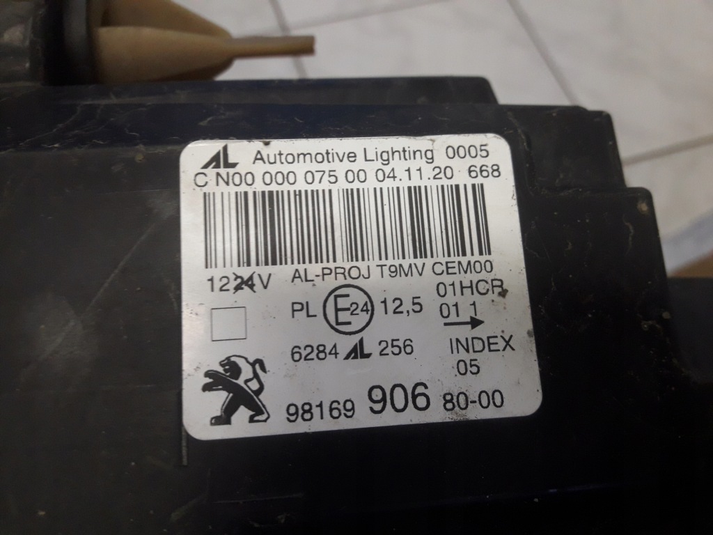 Peugeot 308 t9 рестайлинг  фара левая full led европа 98169906 2017-2021 с Разборки