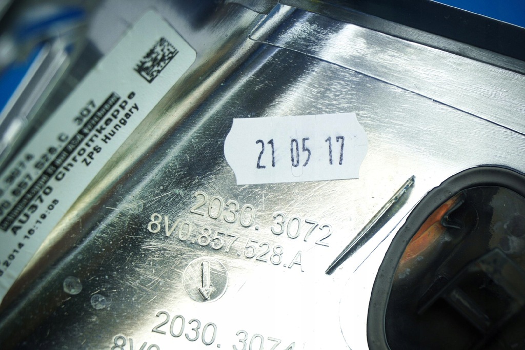 фото №11, Корпус дзеркало зовнішній pr audi s3 8v 8v0857528c 3q7