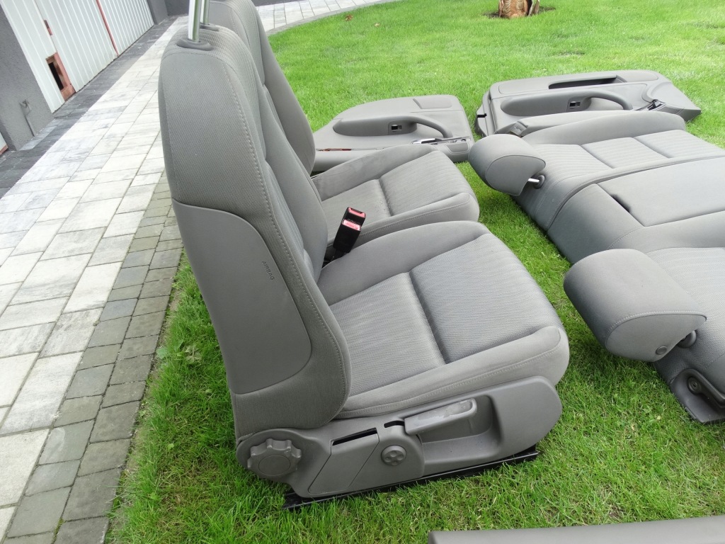 фото №9, Audi a4 b6 b7 01-07 сидіння заднє сидіння сірі swing підігрів europa