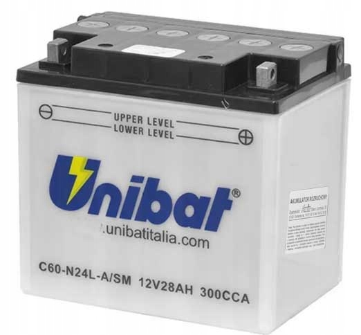 фото №1, Акумулятор unibat c60-n24l-a 12n24-3a bmw r80 r100
