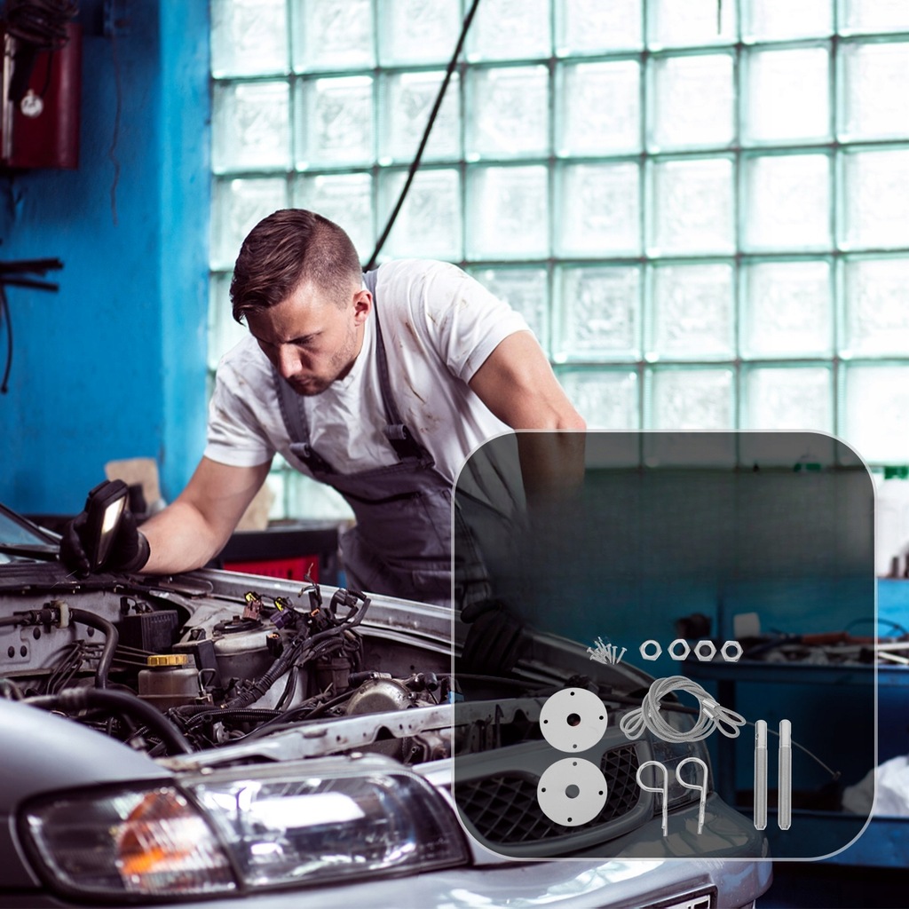 фото №9, 1 набір швидкого zatrzaskowania фаркопа капот швидкий засувка бампера зачіп капот автомобіля кронштейн бампера