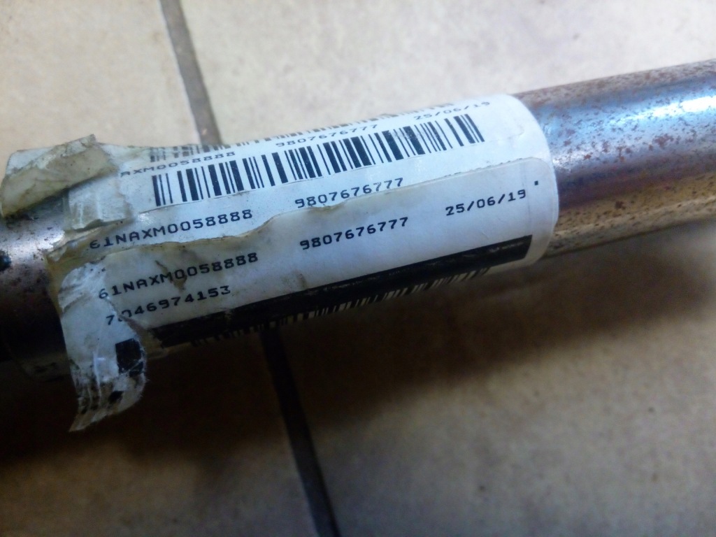 Колонка кермова хрестовина proace expert vivaro 9807676777 oryg. Зі Шроту