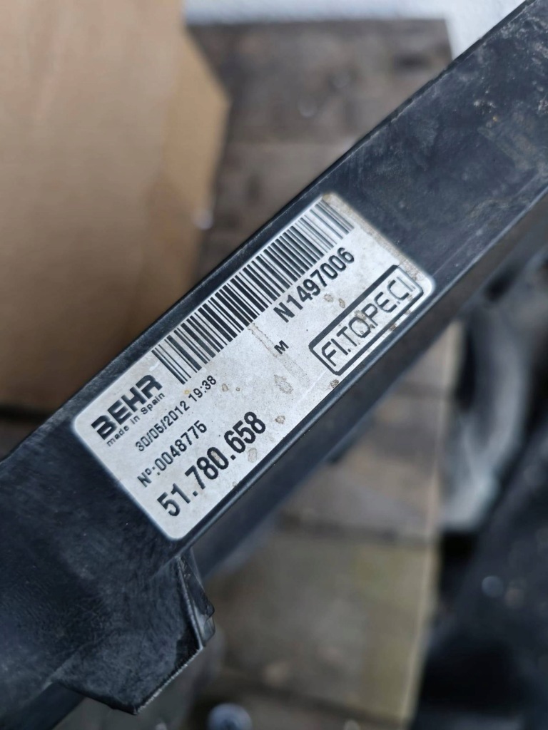 фото №8, Вентилятор радіатора fiorino bipper qubo 1.3 51.780.658 51780658