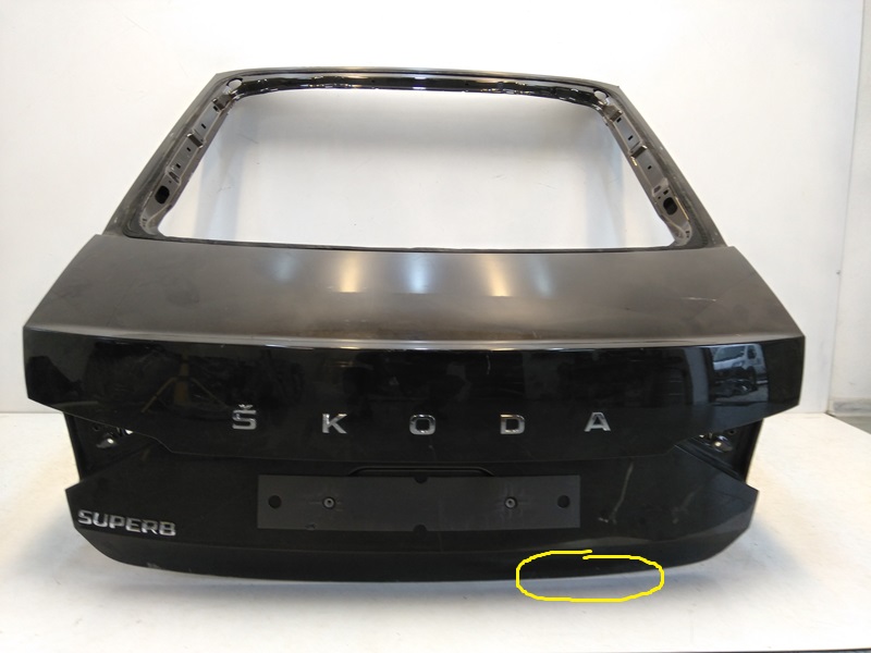 фото №1, Skoda superb iii кришка багажника lift задня