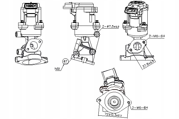 фото №1, Nissens клапан egr land rover discovery iii discovery iv range rover