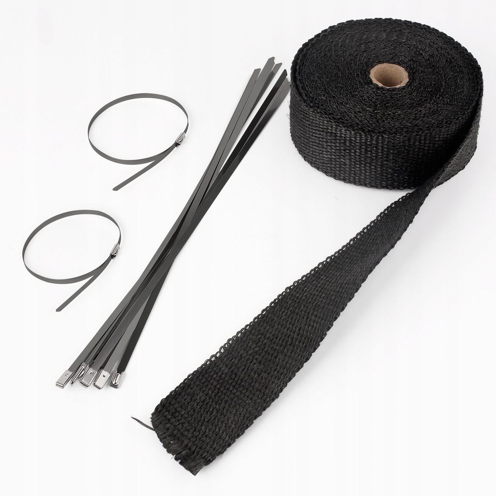 фото №11, Бандаж термічний стрічка na вихлоп колектор 15m 15 стрічка