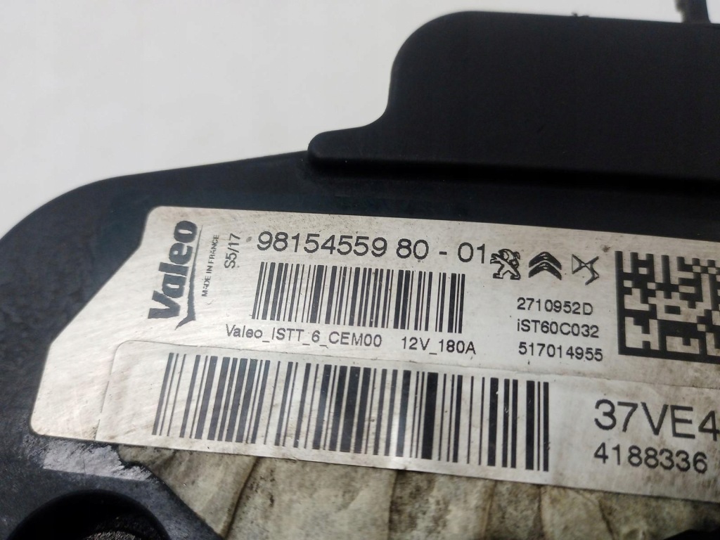 Генератор запуск стоп citroen peugeot 1.6 hdi 9815455980 с Разборки
