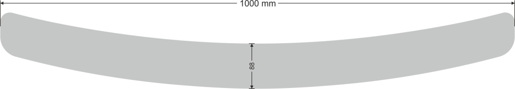 Opel meriva ii od 2010 накладка na бампер плоская Киев