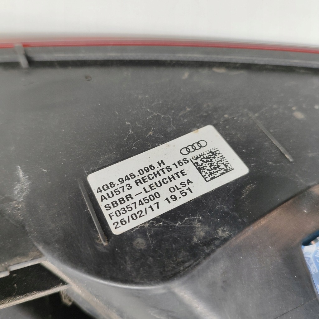 фото №7, Audi a7 s7 4g 2017 правая сторона лампа задняя