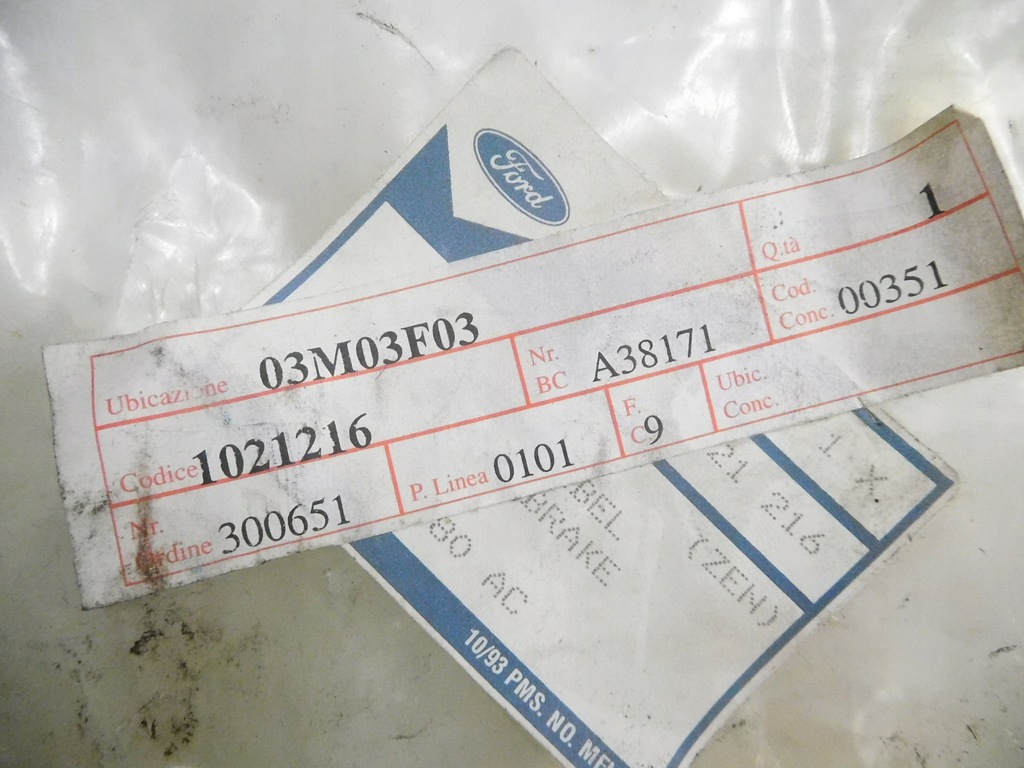 фото №7, Рычаг тормоза ручного ford ka 1996- оригинальный номер 1021216