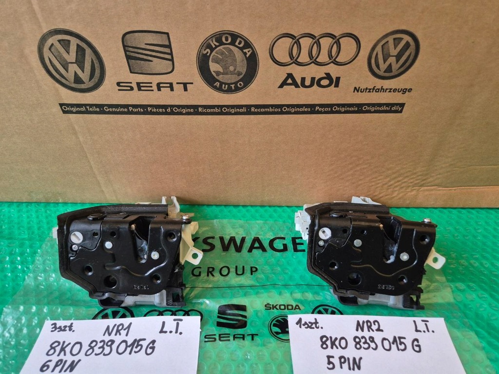 фото №9, Замок дверь левый задняя a3 a4 a8 q3 q5 q7 rs3 rsq3 8k0839015f / 8k0839015g