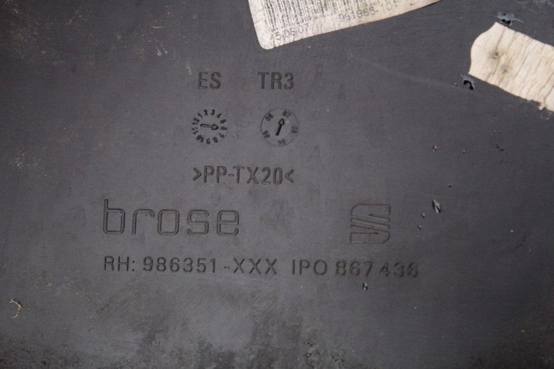 фото №12, Підйомник скло правий перед eu seat leon 2 ii 07r